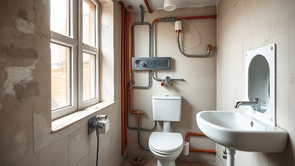 Bathroom Plumbing and Electrics in Palmers Green